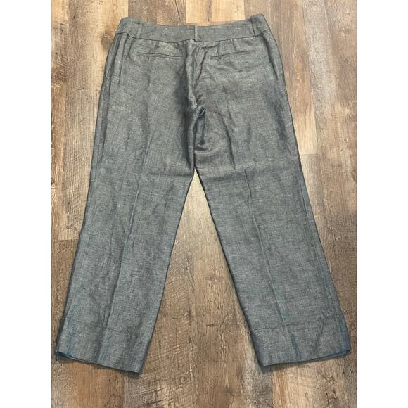 Ann Taylor LOFT Marisa Gray Ankle pants dressy size 0 - Picture 2 of 8